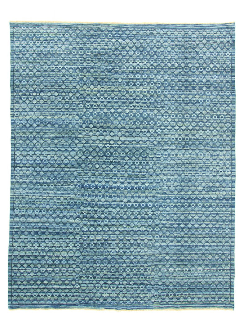 Designer tæppe - 285 x 237 cm - lyseblå