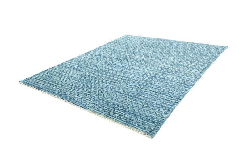 Designer tæppe - 285 x 237 cm - lyseblå