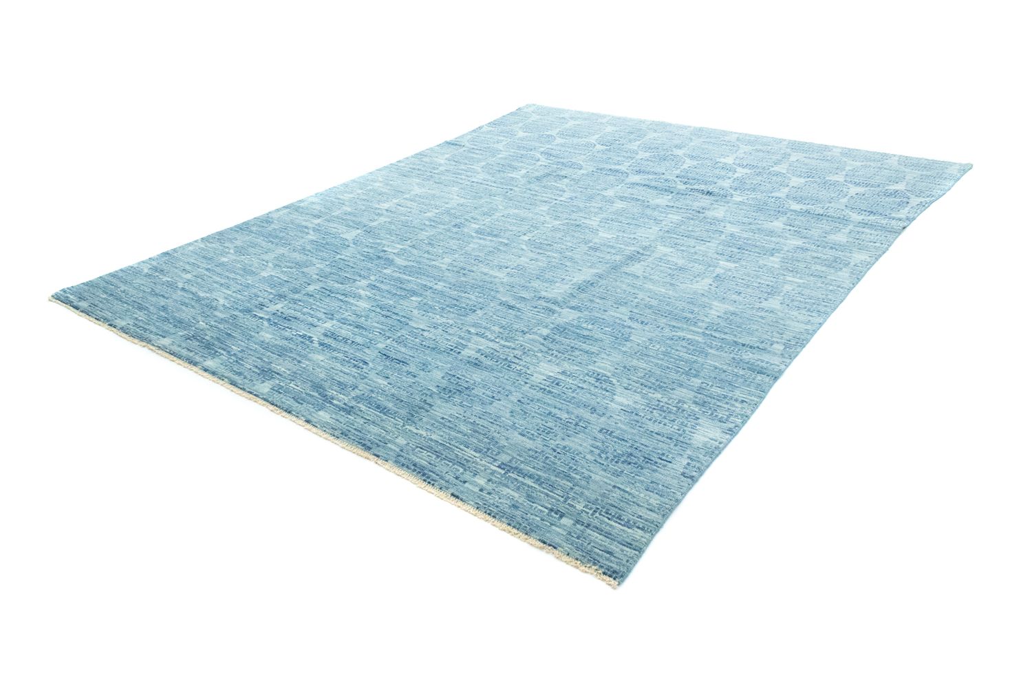 Designer tæppe - 303 x 243 cm - lyseblå