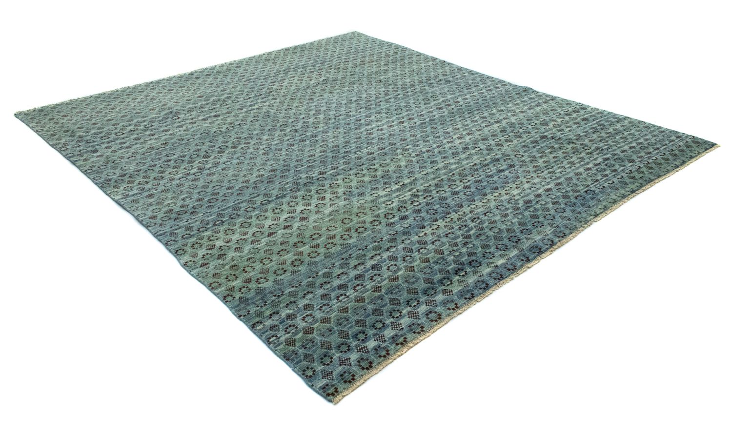 Designer tæppe - 270 x 244 cm - lyseblå
