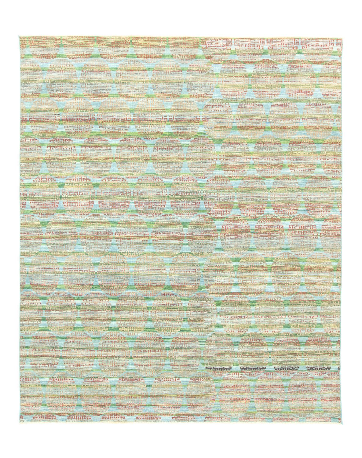 Designer tæppe - 300 x 252 cm - flerfarvet