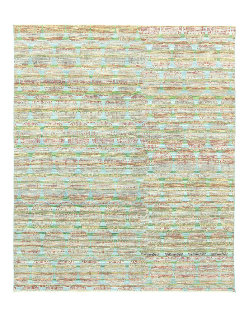 Designer tæppe - 300 x 252 cm - flerfarvet