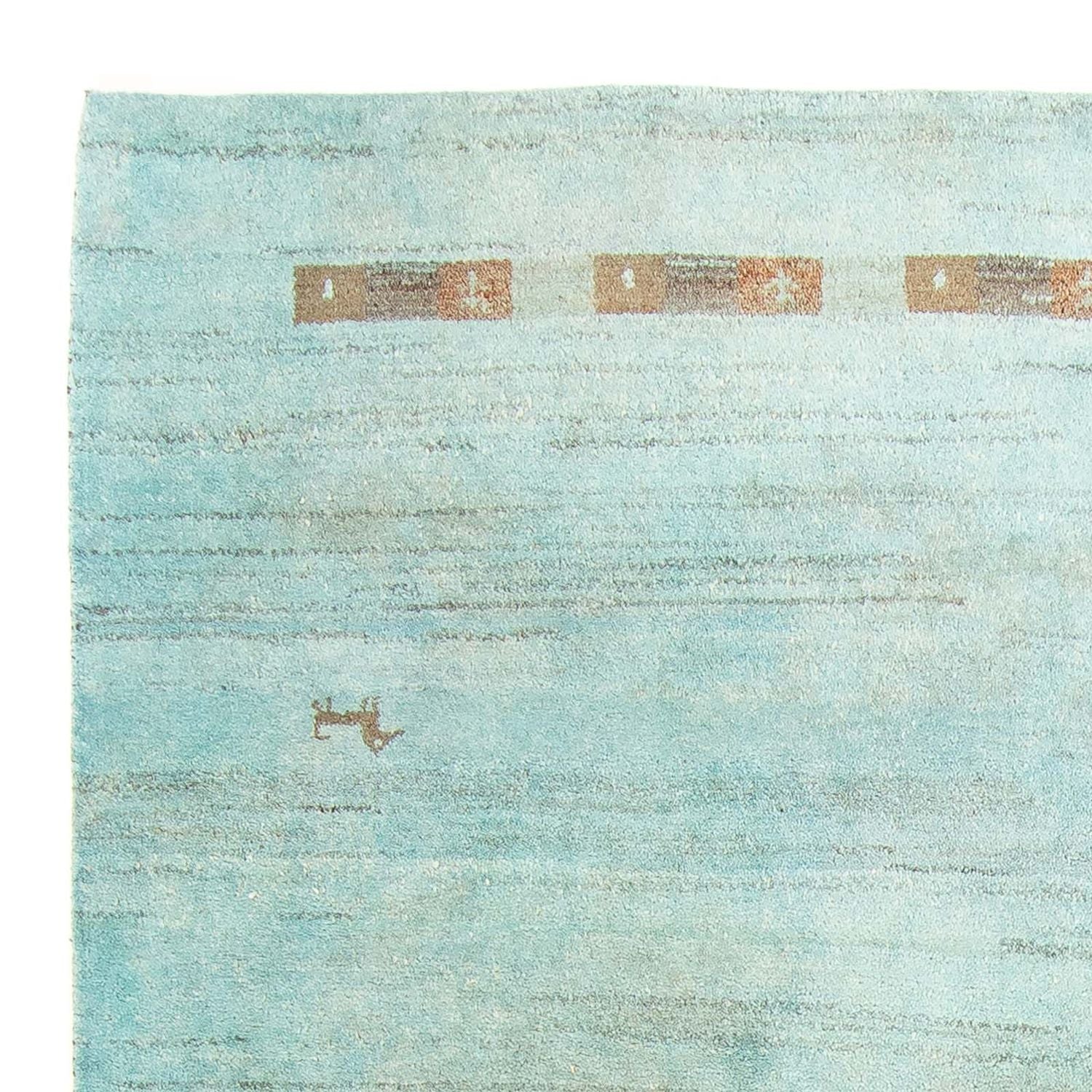 Gabbeh-tæppe - Indus - 237 x 170 cm - lyseblå