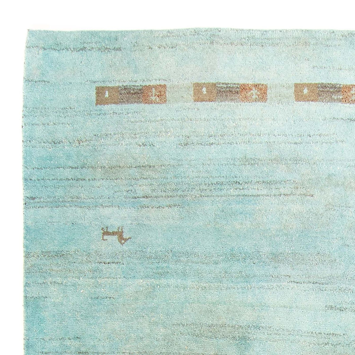 Gabbeh-tæppe - Indus - 237 x 170 cm - lyseblå