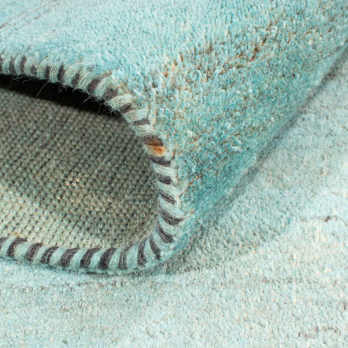 Gabbeh-tæppe - Indus - 237 x 170 cm - lyseblå