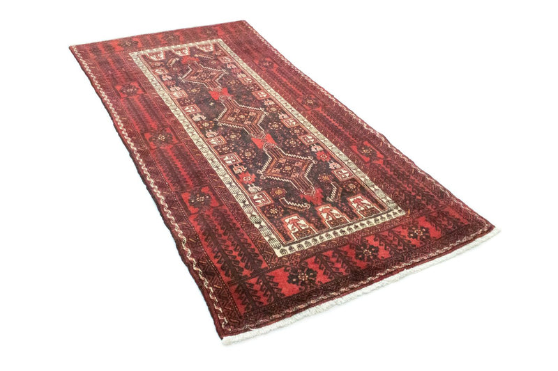 Baluch-tæppe - 208 x 105 cm - rød