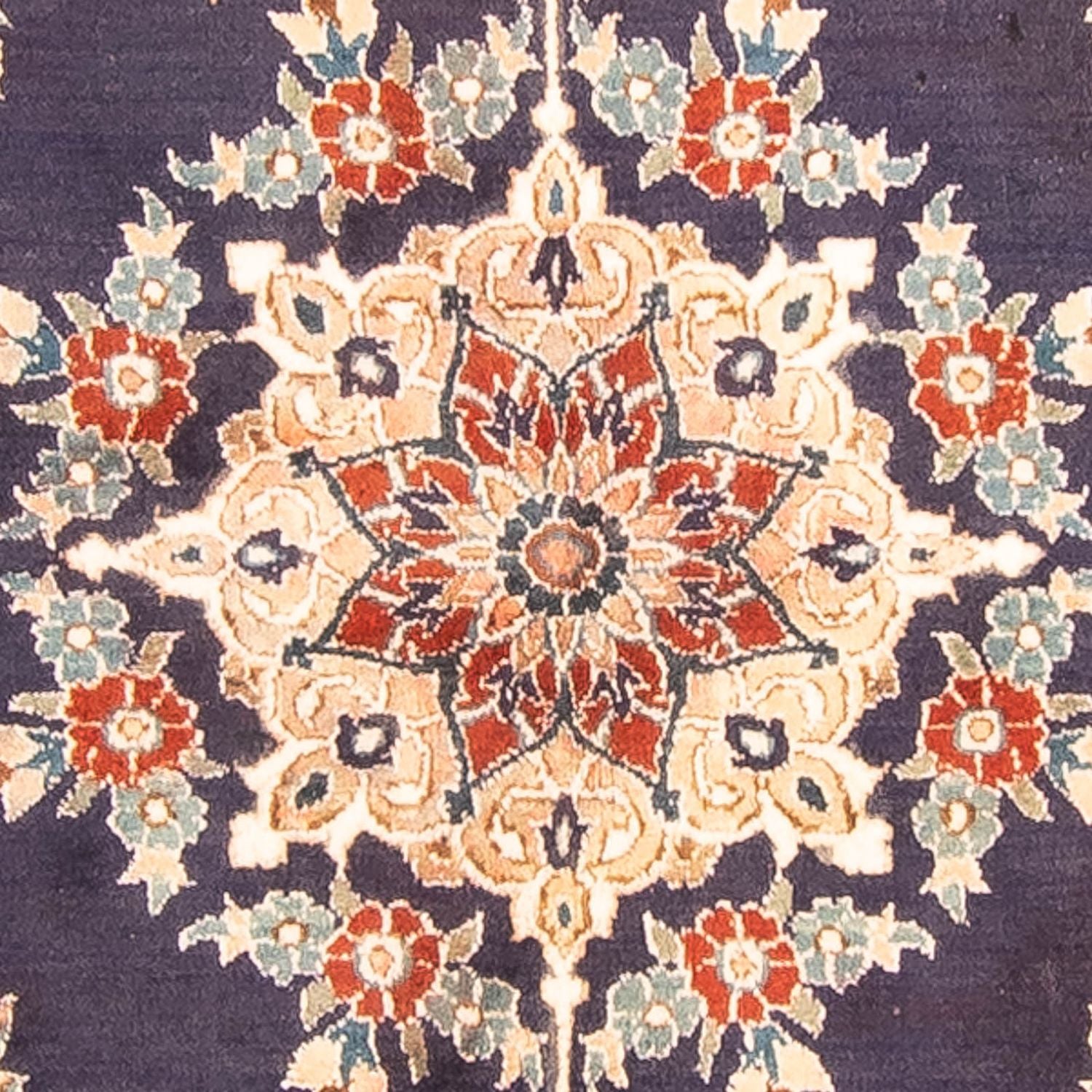 Persisk tæppe - Nain - Royal - 197 x 129 cm - mørkeblå