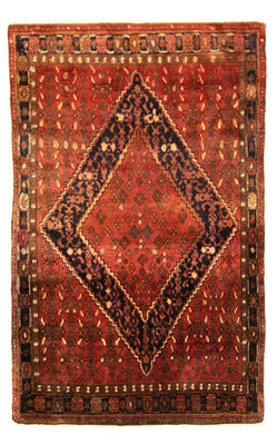 Persisk tæppe - Bijar - 206 x 135 cm - orange