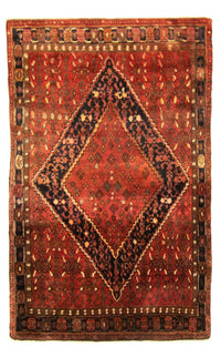 Persisk tæppe - Bijar - 206 x 135 cm - orange