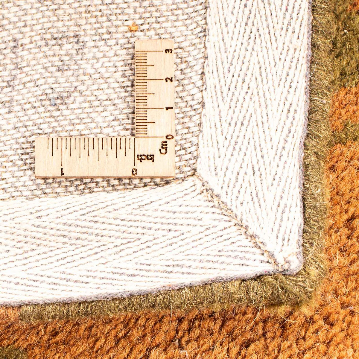 Uldtæppe - 234 x 148 cm - flerfarvet