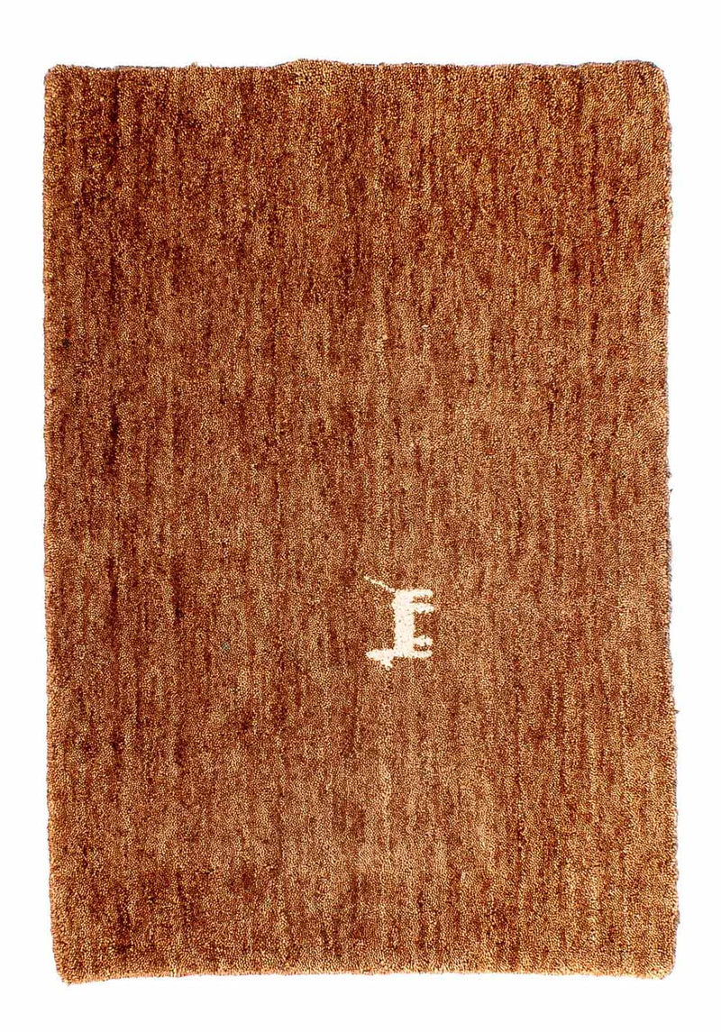 Gabbeh-tæppe - Indus - 86 x 57 cm - brun