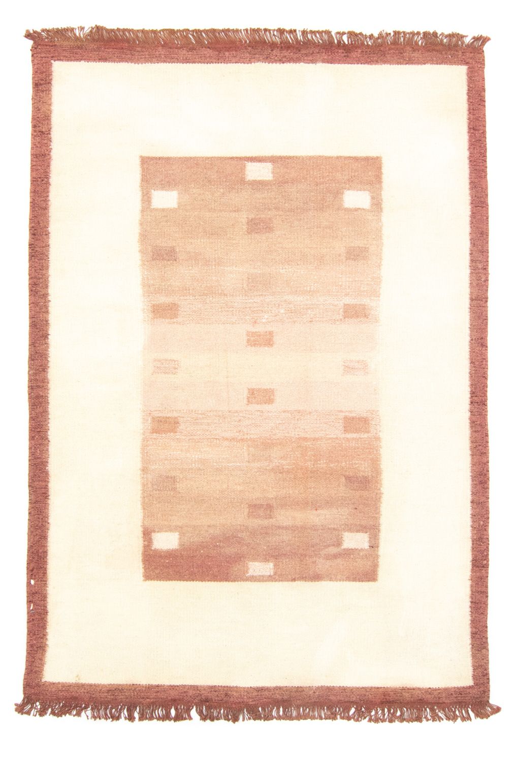 Kelim-tæppe - Trendy - 200 x 140 cm - terrakotta