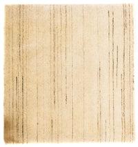 Gabbeh-tæppe - Softy firkantet  - 74 x 69 cm - beige