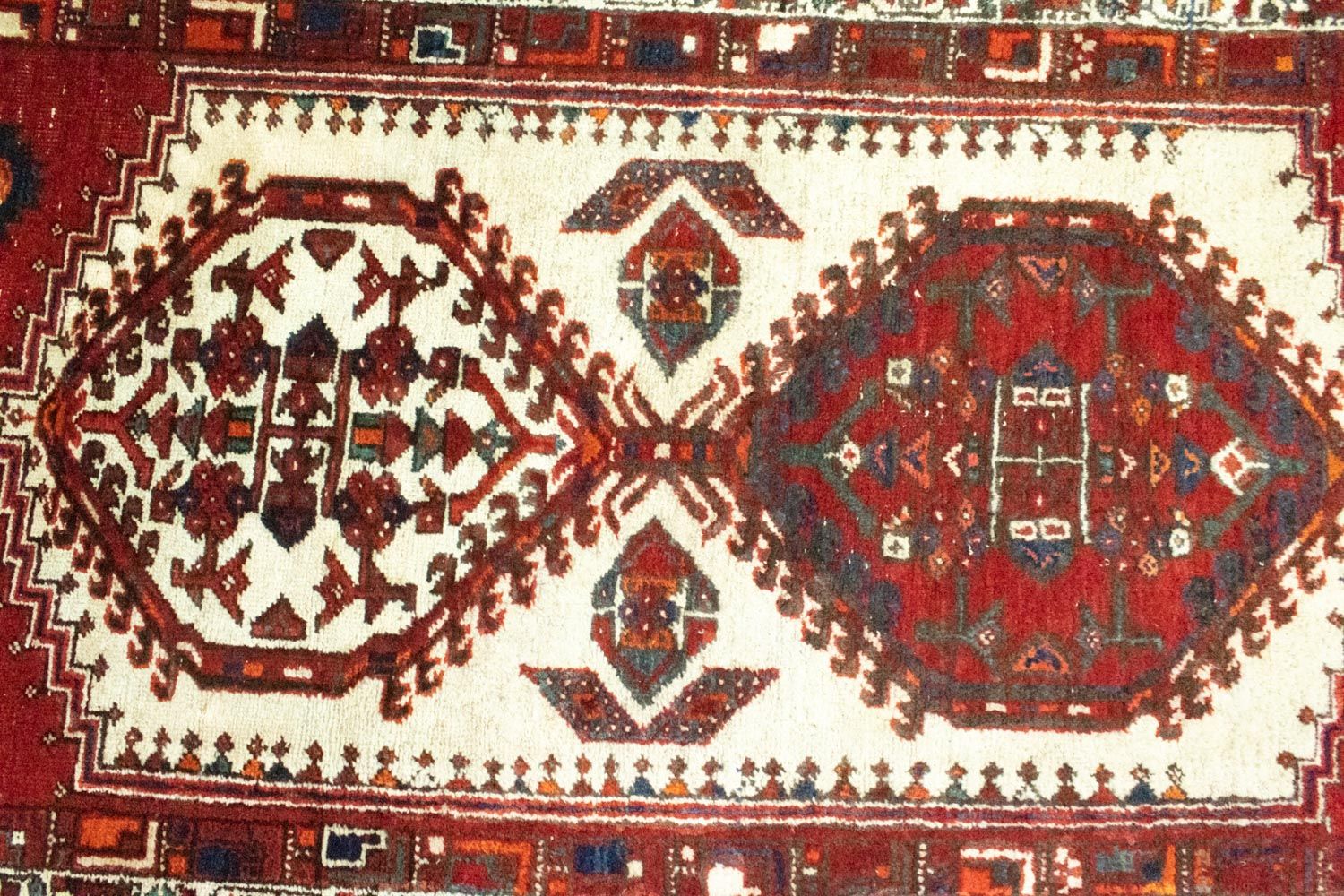 Persisk tæppe - Nomadisk - 160 x 96 cm - rød