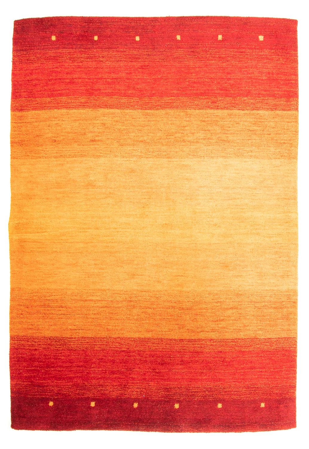 Uldtæppe - 233 x 160 cm - orange