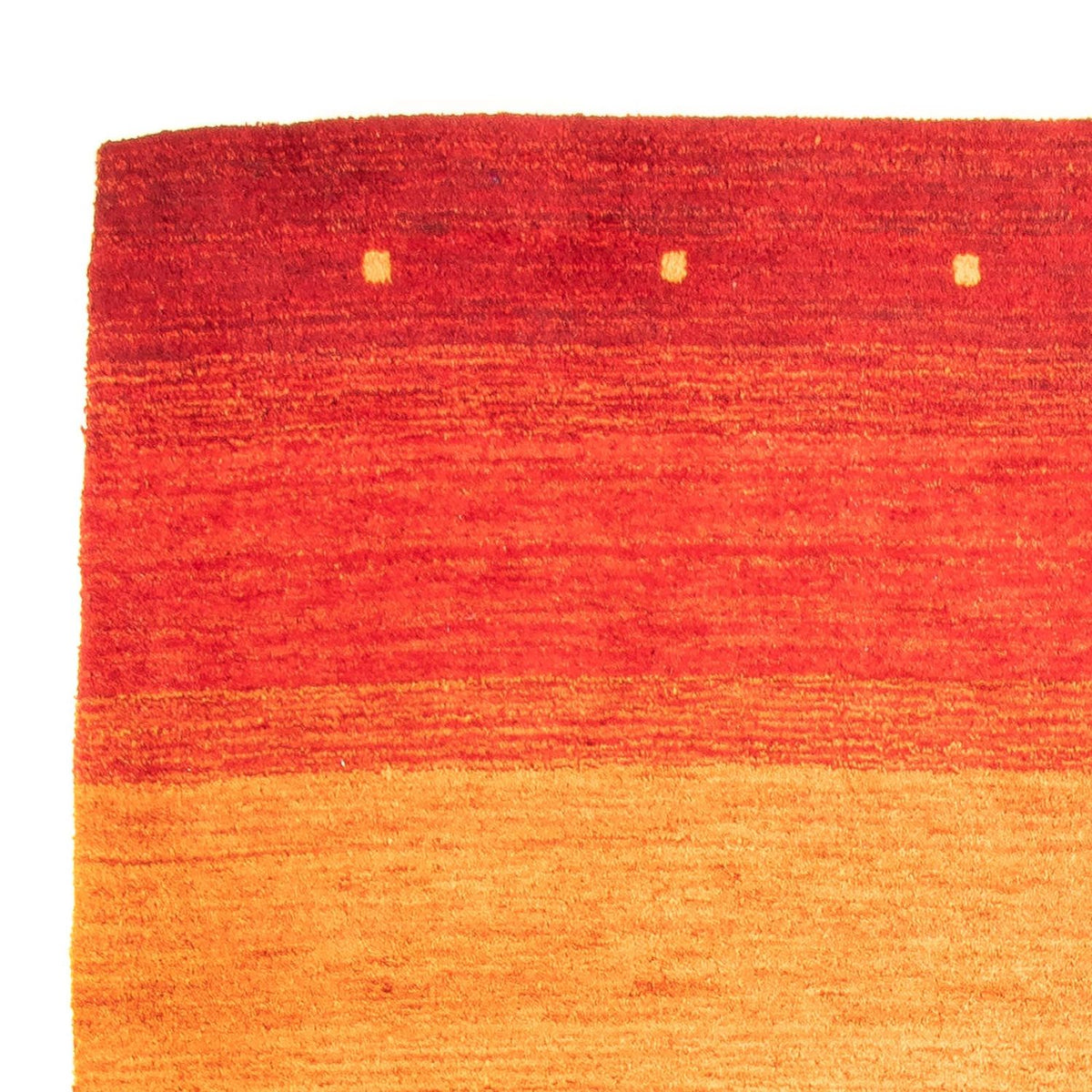 Uldtæppe - 233 x 160 cm - orange
