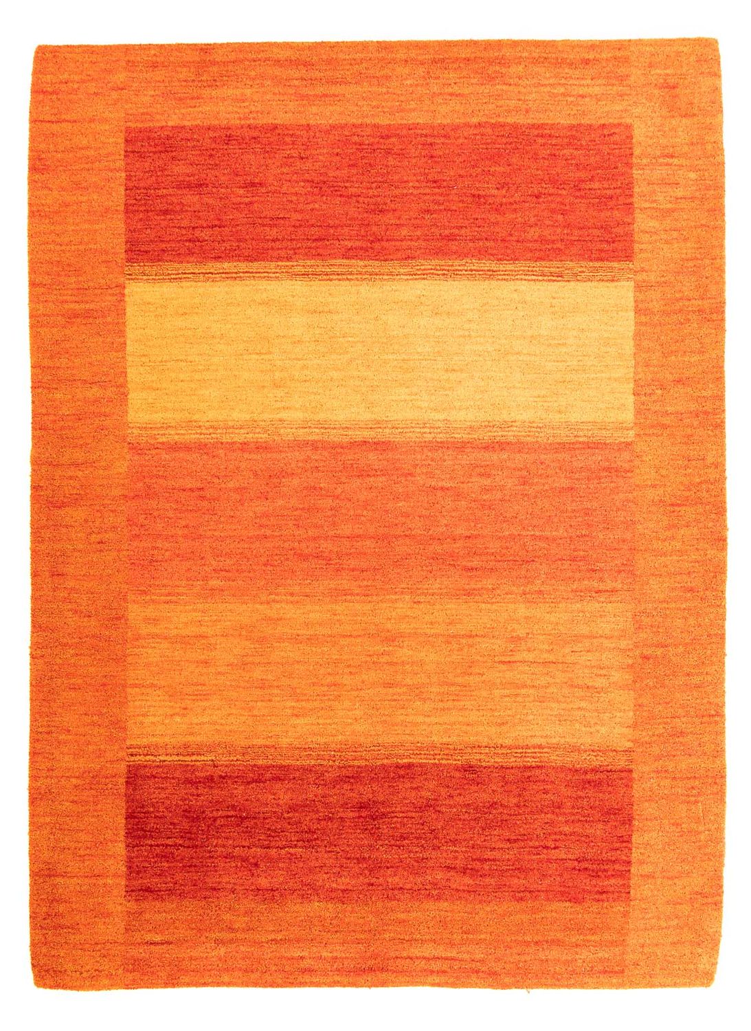 Uldtæppe - 225 x 162 cm - orange