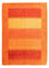 Uldtæppe - 225 x 162 cm - orange