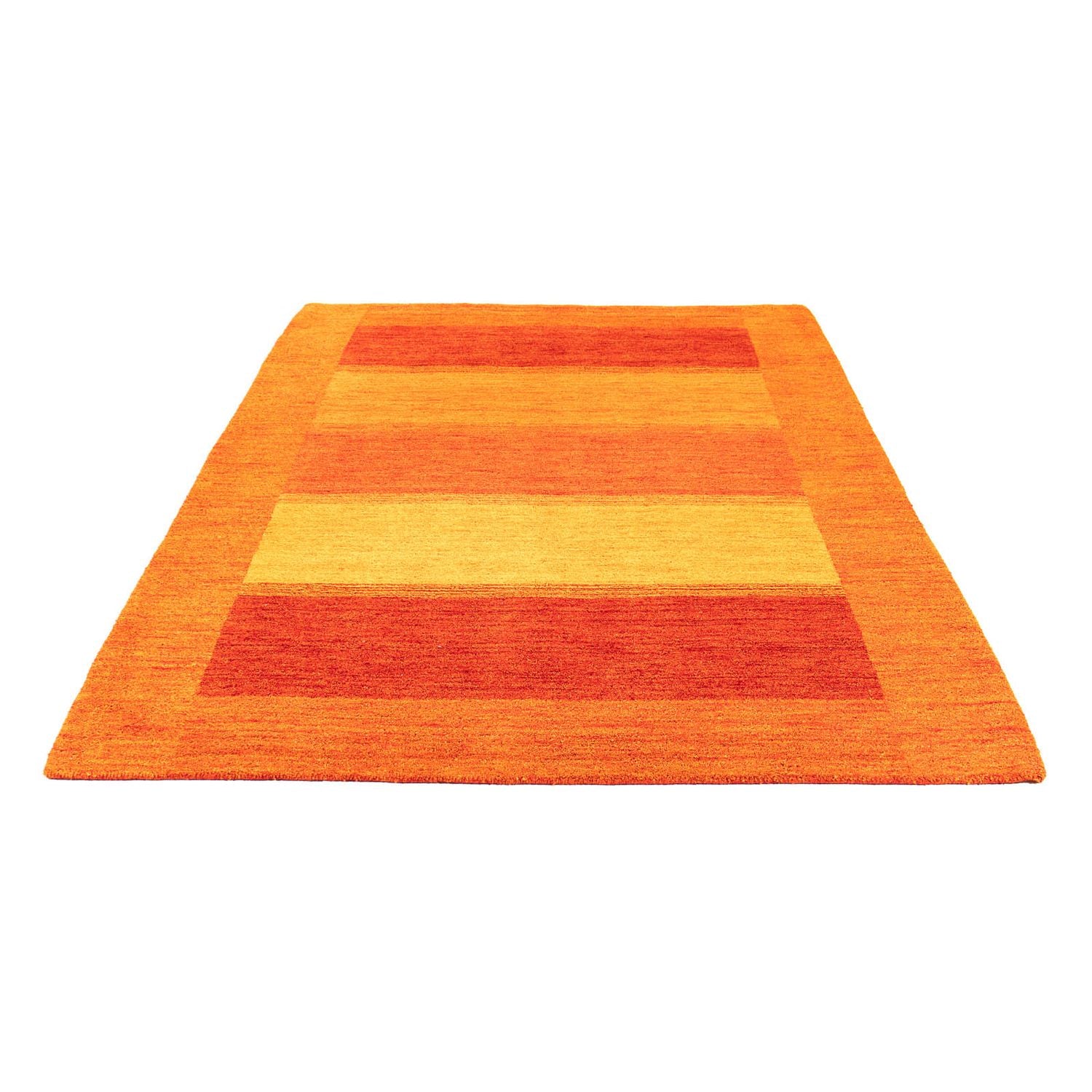 Uldtæppe - 225 x 162 cm - orange