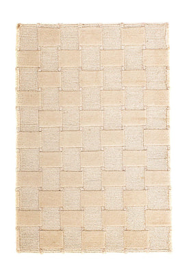 Nepal Tæppe - 90 x 60 cm - beige
