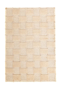 Nepal Tæppe - 90 x 60 cm - beige