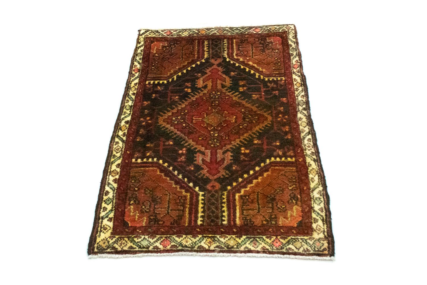 Persisk tæppe - Nomadisk - 106 x 65 cm - blå