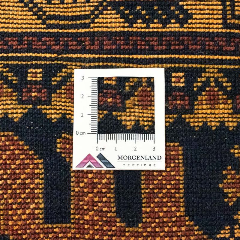 Afghansk tæppe - 153 x 87 cm - blå