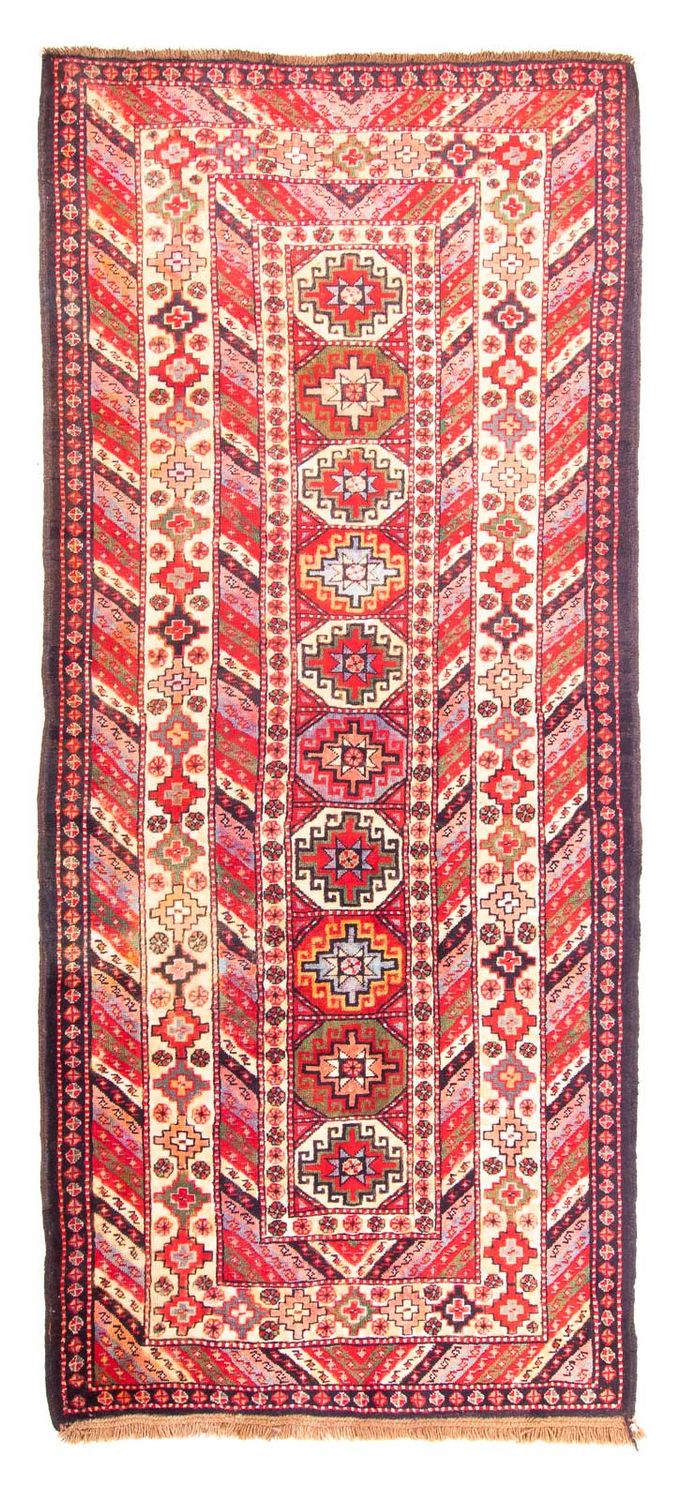 Løber Persisk tæppe - Nomadisk - 320 x 143 cm - lysrød