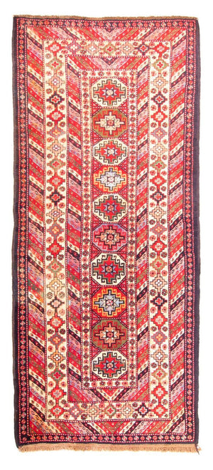 Løber Persisk tæppe - Nomadisk - 320 x 143 cm - lysrød