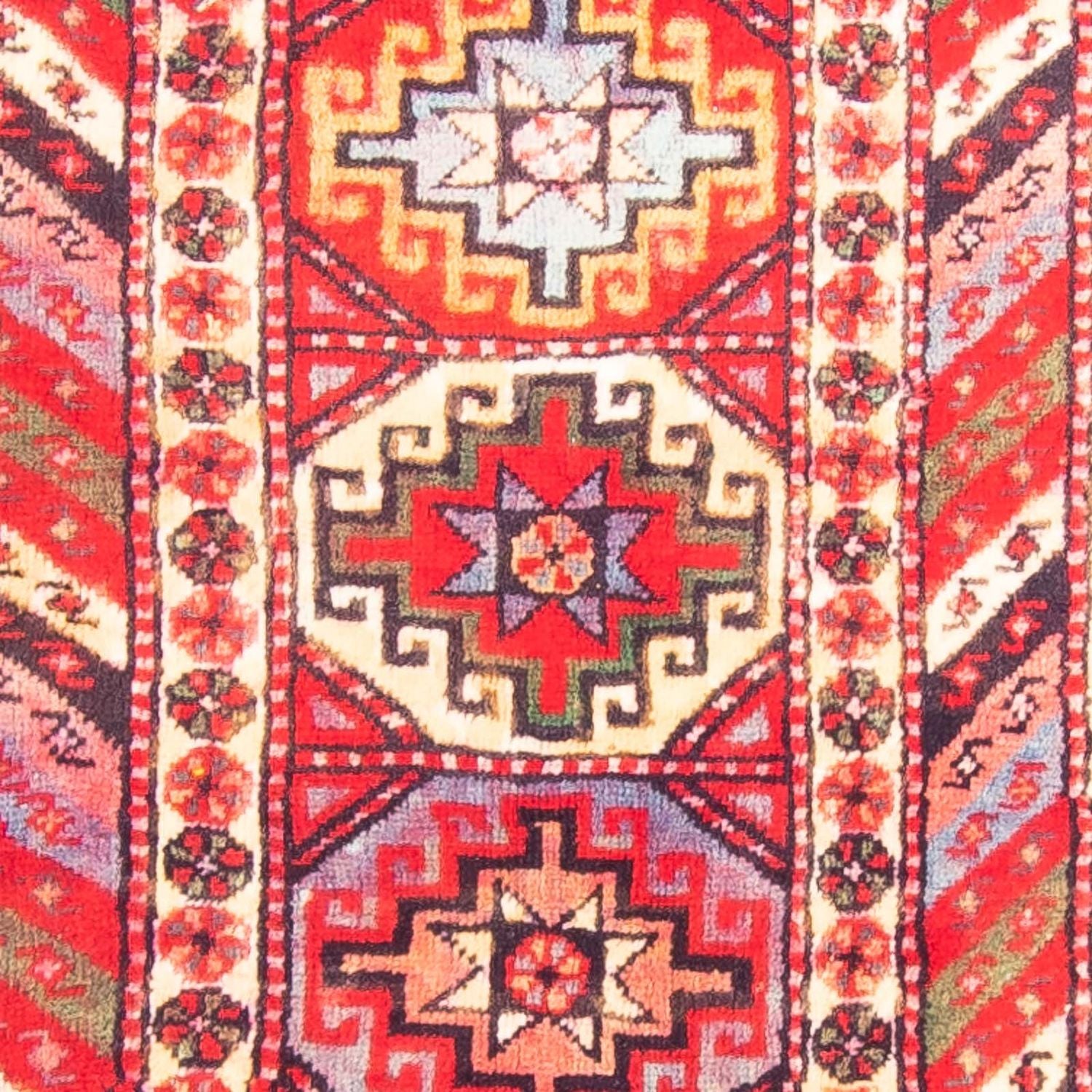 Løber Persisk tæppe - Nomadisk - 320 x 143 cm - lysrød