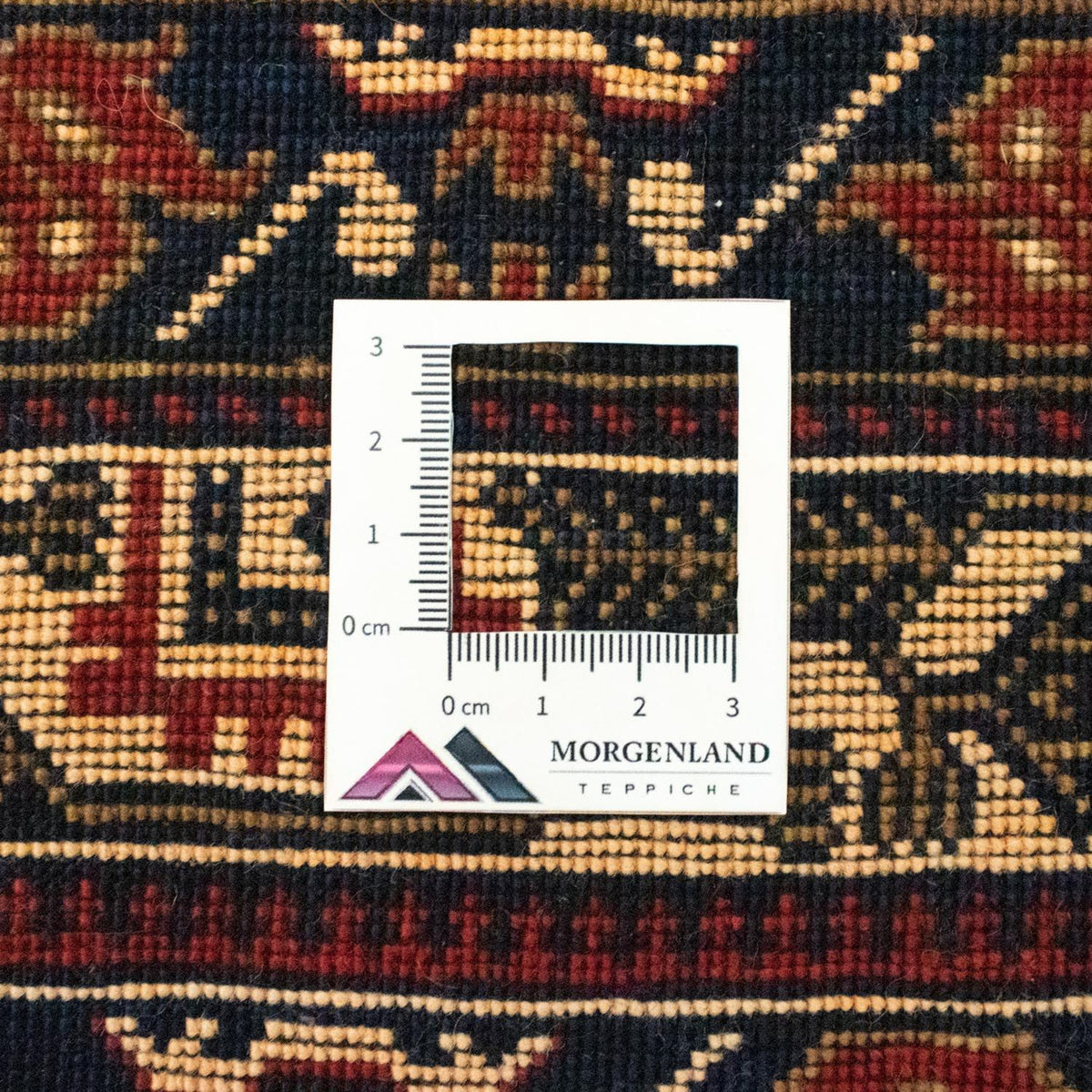 Afghansk tæppe - 196 x 122 cm - blå