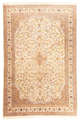 Silketæppe - Kashmir Silk - 270 x 186 cm - beige