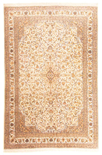 Silketæppe - Kashmir Silk - 270 x 186 cm - beige