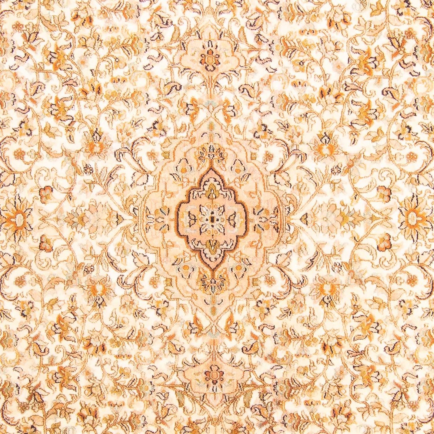 Silketæppe - Kashmir Silk - 270 x 186 cm - beige