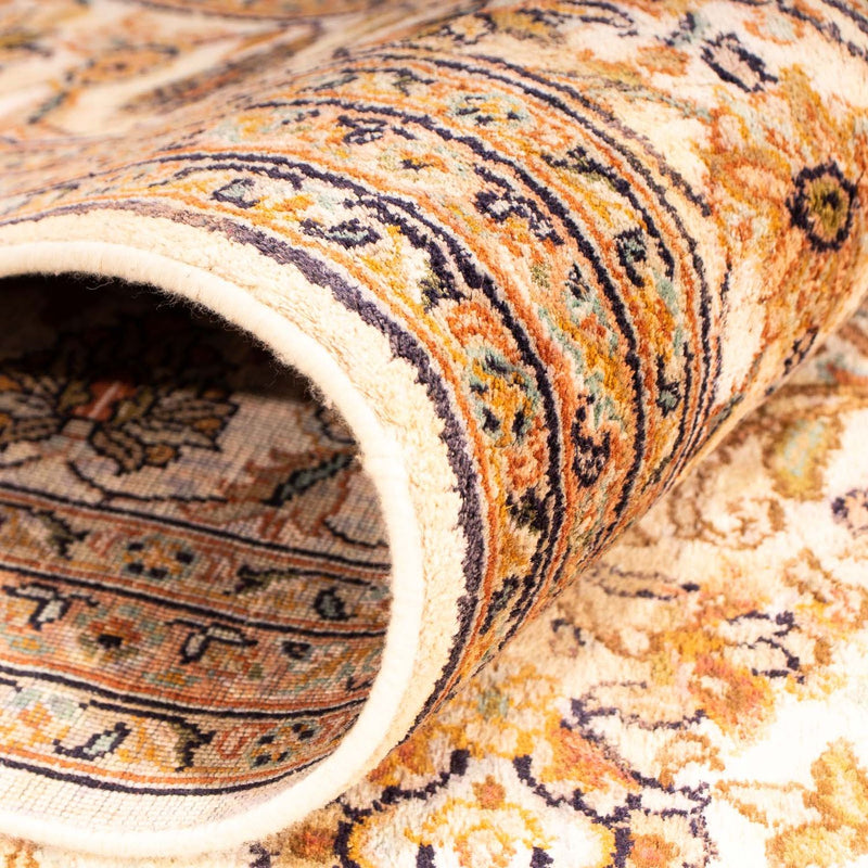 Silketæppe - Kashmir Silk - 270 x 186 cm - beige