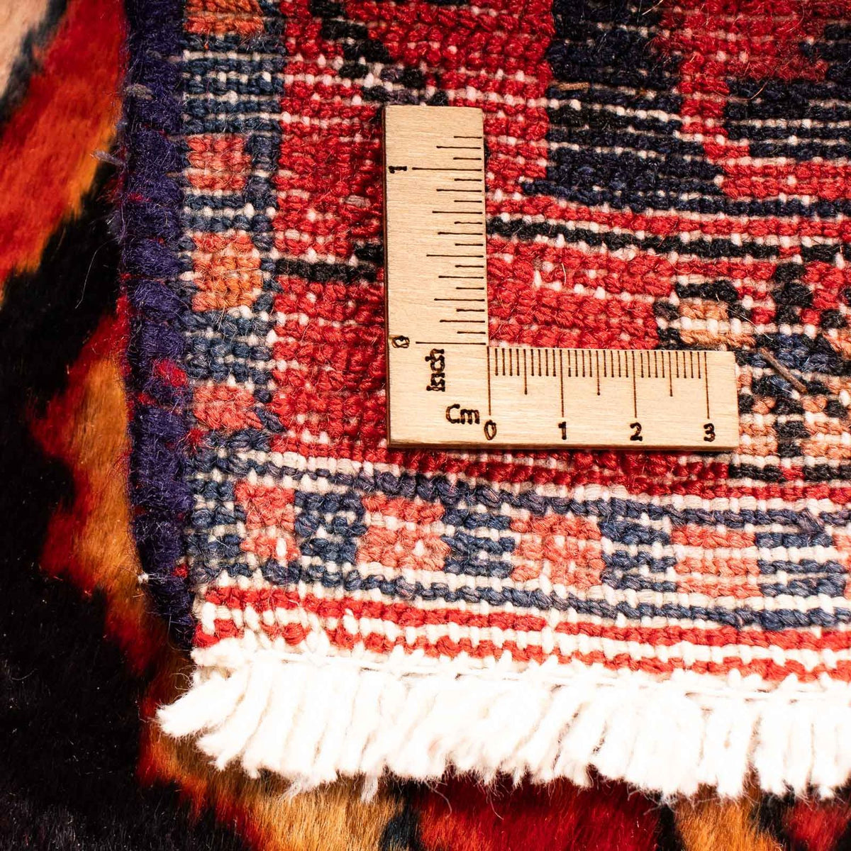 Løber Persisk tæppe - Nomadisk - 290 x 145 cm - mørkerød