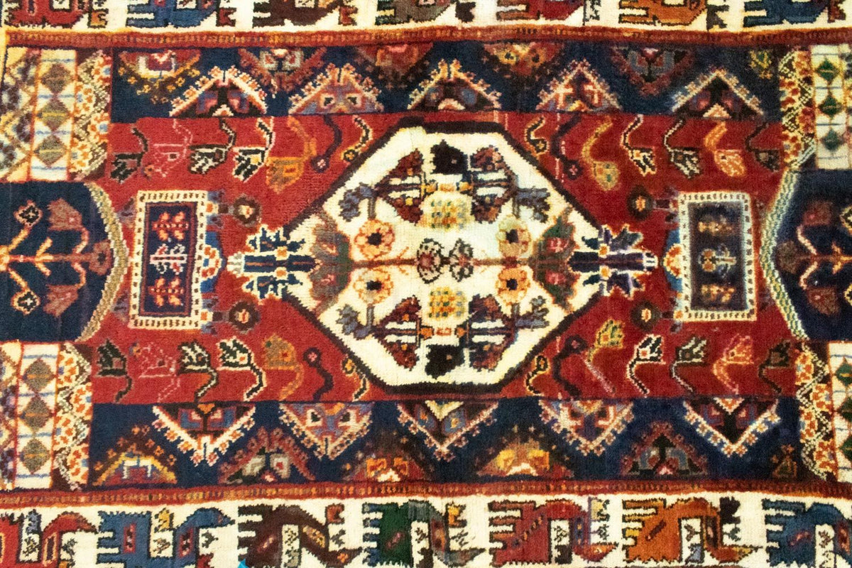 Persisk tæppe - Nomadisk - 146 x 91 cm - rød