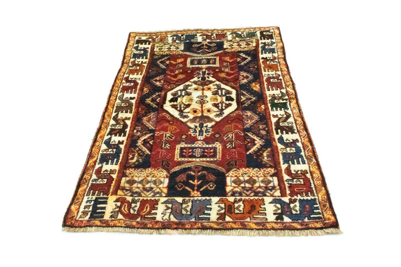 Persisk tæppe - Nomadisk - 146 x 91 cm - rød