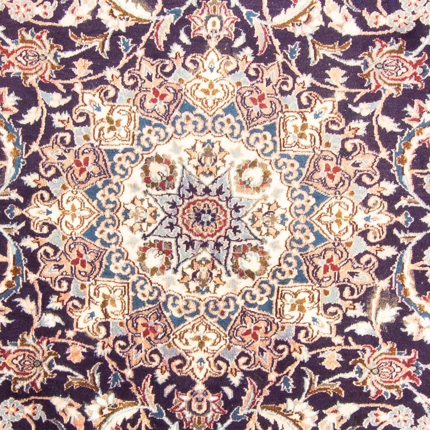 Persisk tæppe - Nain - Royal - 292 x 197 cm - mørkeblå