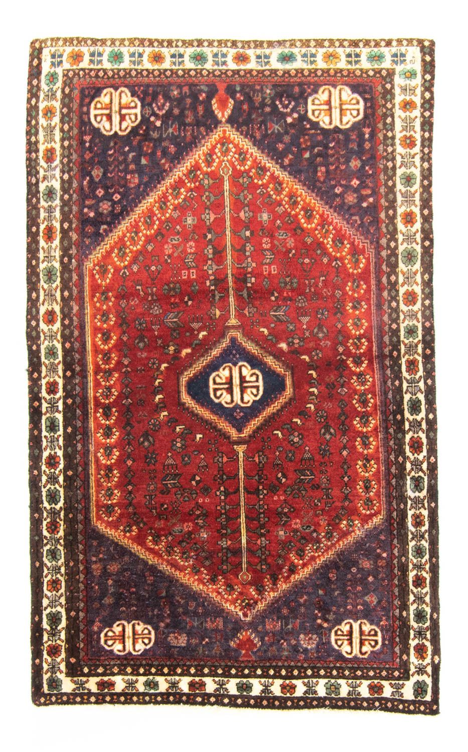 Persisk tæppe - Nomadisk - 154 x 95 cm - rød