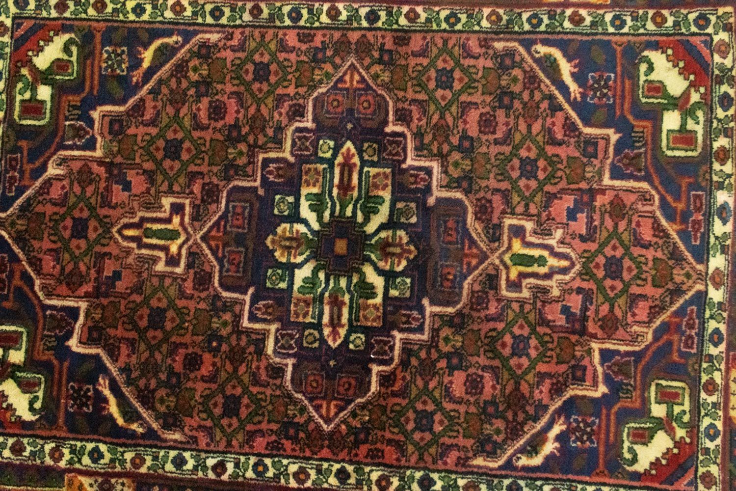 Persisk tæppe - Nomadisk - 145 x 110 cm - orange
