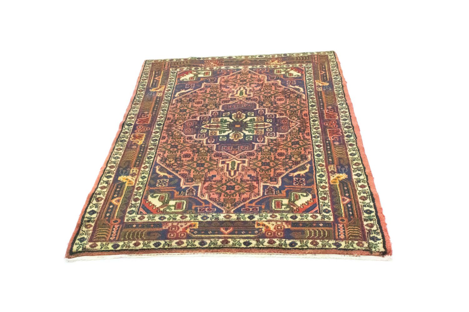 Persisk tæppe - Nomadisk - 145 x 110 cm - orange