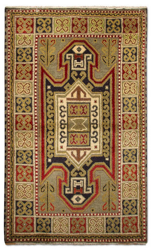 Orientalsk tæppe - 153 x 93 cm - lysegrøn