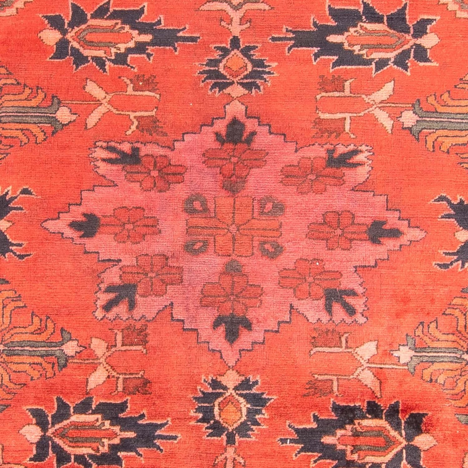 Afghansk tæppe - Hatshlu - 280 x 200 cm - lysrød