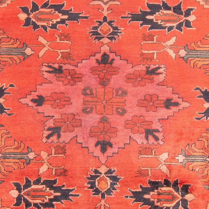 Afghansk tæppe - Hatshlu - 280 x 200 cm - lysrød