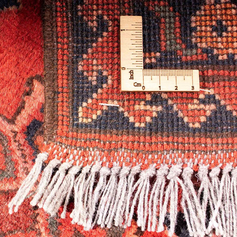 Afghansk tæppe - Hatshlu - 280 x 200 cm - lysrød