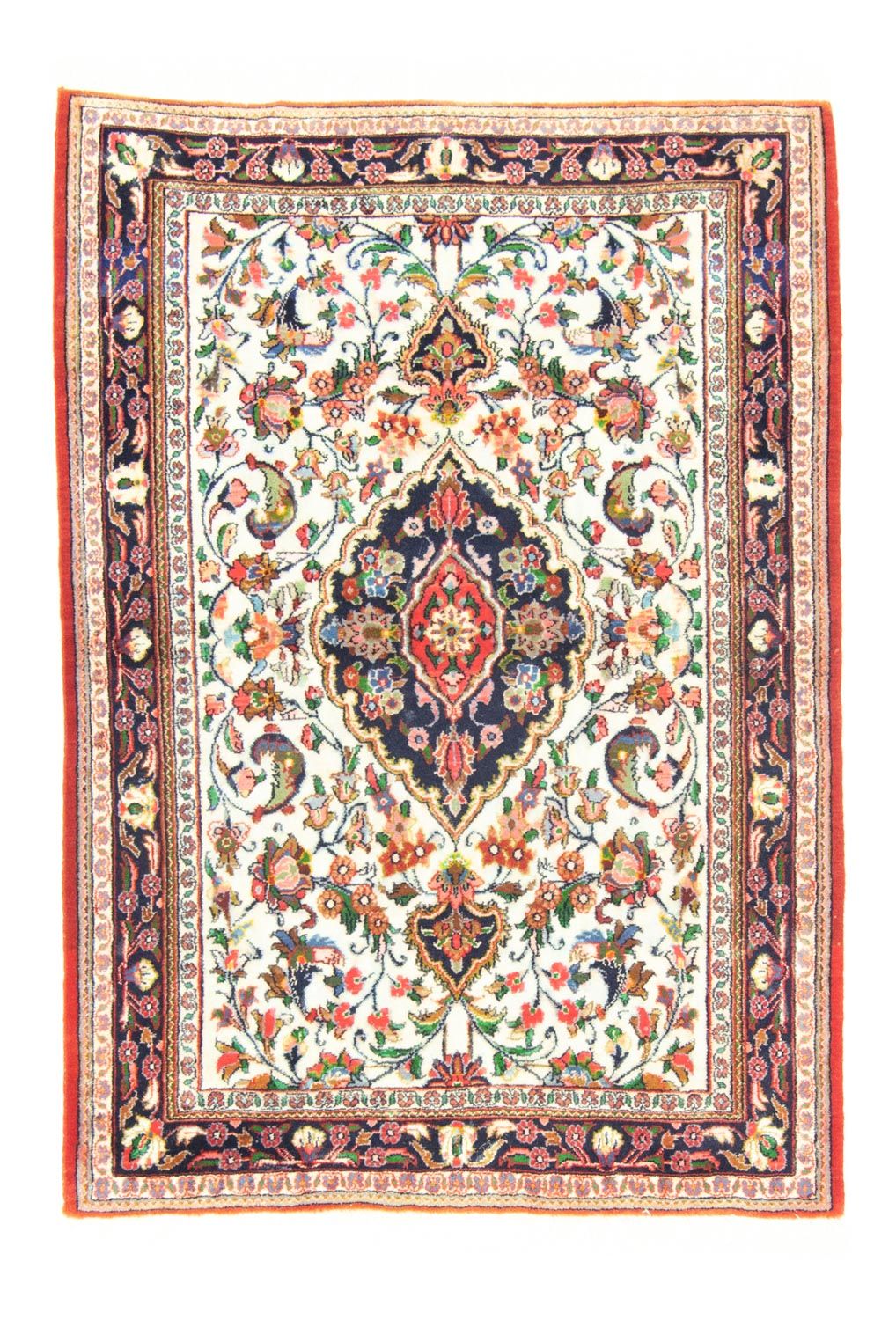Persisk tæppe - Ghom - 145 x 102 cm - beige