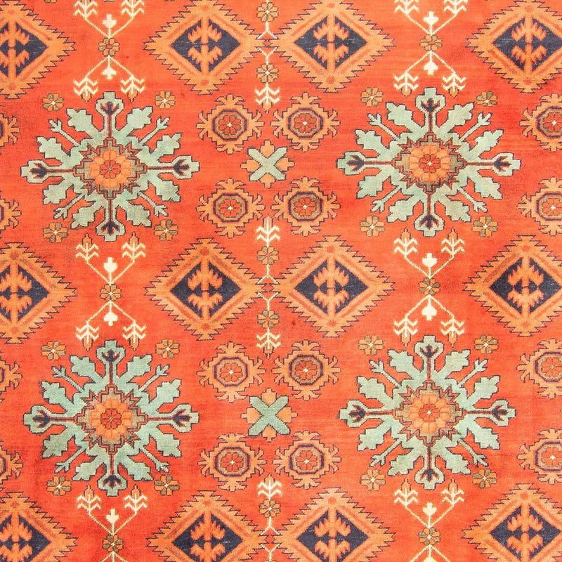 Afghansk tæppe - Hatshlu - 273 x 213 cm - lysrød