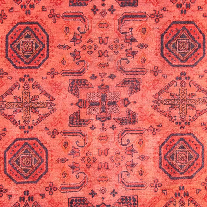 Afghansk tæppe - Hatshlu - 290 x 200 cm - rød