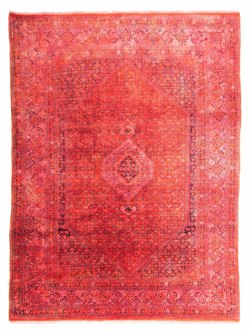 Persisk tæppe - Bijar - Royal - 280 x 205 cm - lysrød